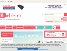 Tablet Screenshot of mibebeyyo.com